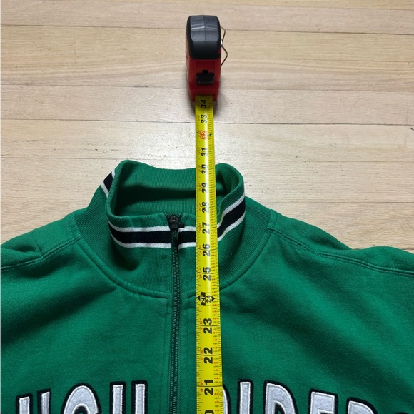 Green Saskatchewan Rough Riders CFL full zip sweatshirt - Picture 6 of 7